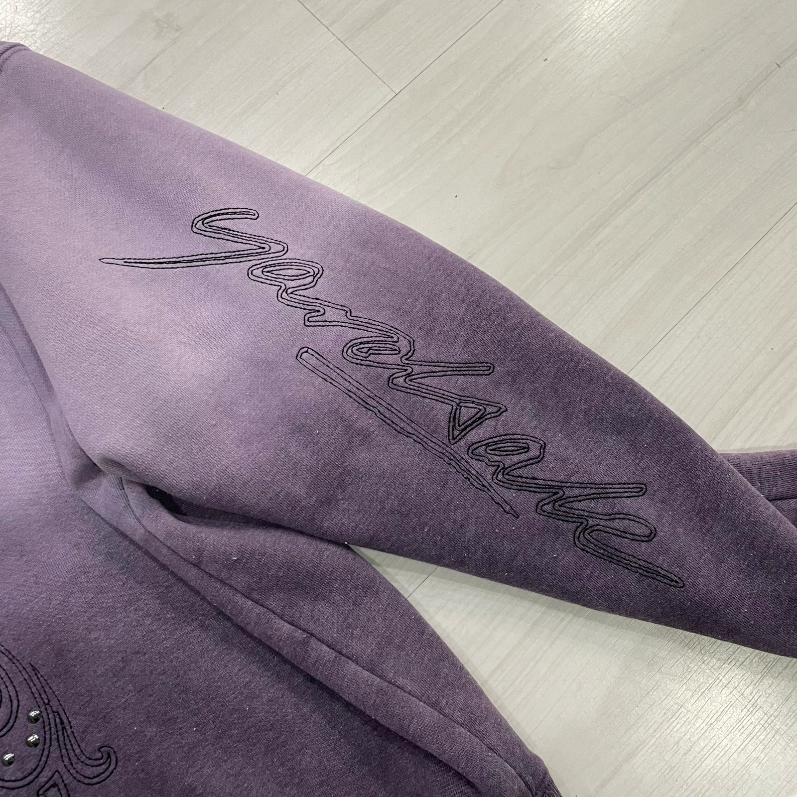 Yardsale - Ombre Zip Hoodie (Paars) – photo 7
